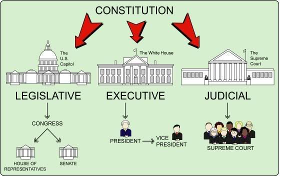 Three Branches of Government & How a Bill becomes a Law: Process